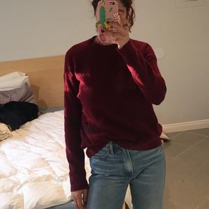 Burgundy autumn sweater